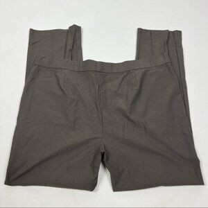 Eileen Fisher NWT Slim Bootcut Pant Stretch Crepe Rye Business Casual Size 2X